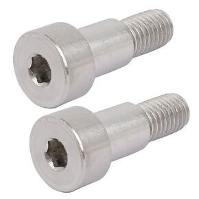 uxcell 304 Stainless Steel Hex Socket Shoulder Bolt 12mm Shoulder Dia 25mm Shoulder Length M10 Thread 2Pcs