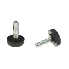 20-Piece M6 Thumbscrews Threaded Knurled Thumbscrew Grip Knobs Thumb Screw for Machinery Latche with Storage Case (M6 x10)¡­