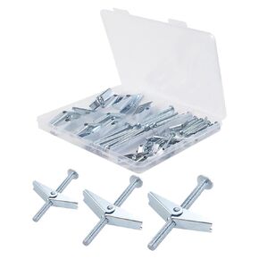 Toggle Bolts Wall Anchors for Drywall Heavy Duty 28pcs Toggle Anchors Hollow Wall Anchors Butterfly Anchors Drywall Anchors Toggle Bolts and Wing Nut Kit