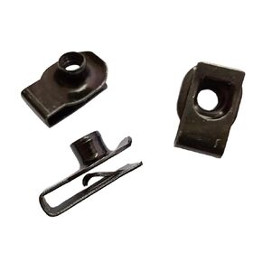 M10 U -Style Clip-On Nut,U-Type Fasteners (Pack of 10)