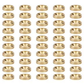 50 pcs Countersunk Washer, Copper Finishing Washers, Countersunk Cup Shim for M3 M4 M5 M6(M3)