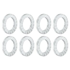 uxcell Wedge Locking Washers for 3/4 Inch Bolts, 8pcs Manganese Steel Washers Vibration Resistant Safety Washers