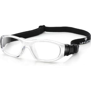 UKNOW Sports Goggles, Anti Fog Protective Eyewear, UV Protection Sports Glasses for Basketball, Racquetball, Pickleball