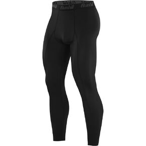 Runhit Men’s Compression Pants Running Tights Workout Leggings Athletic Base Layer Pants for Sports Yoga Basketball