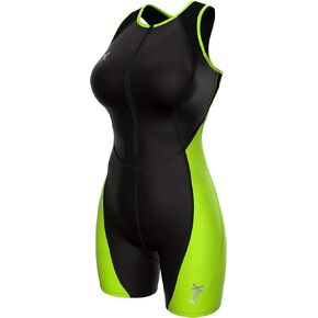 Sparx Elite Women's Triathlon Suit Compression Padded TriSuit Swimming Cycling Running with Bra Support