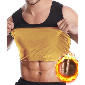 Gynecomastia Compression Tank Tops,Men's Body Shaper Sliming Compression Shirts Vest Tummy Control Undershirts