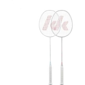 Kawasaki Badminton Racket Professional Graphite Shaft Badminton Set 2 Super Lightweight Shuttlecock Racquet for Training, Sports and Entertainment