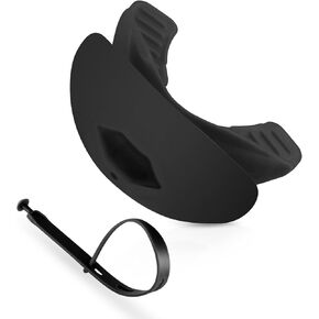 Gy Football Mouth Guard Football Mouthpiece, Mouthguard with Strap for Hockey/Lacrosse/Wrestling/Boxing/Basketball, Fits Adults/Youth/Kids 11+ (Black)