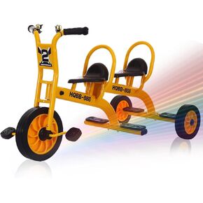 دراجة ثلاثية العجلات للأطفال من Tongmo للأعمار من عامين فما فوق، دراجة ثلاثية العجلات للأطفال في مرحلة ما قبل المدرسة مع مقعد للركاب، دراجة ثلاثية العجلات حمراء للأطفال في المنزل مع عجلات مطاطية، معدات لعب للأطفال في الأماكن المغلقة/الخارجية in Kuwait