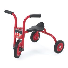 Angeles ClassicRider 8" Toddler Pusher Tricycle, Kids Tricycle with Rubber Wheels, Red/Black