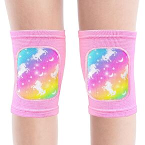 Kids Knee Pad Volleyball Knee Pads, Soft Breathable Knee Pads for Girls Kids Knees Protective, Knee Pads for Volleyball Yoga Basketball Football Dance Yoga Wrestling Running Cycling