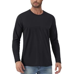 EKLENTSON Men's UPF 80+ Sun Protection Shirts Long Sleeve Rash Gurad Quick Dry Swim Shirt Lightweight