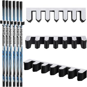 Yousoontic Hockey Stick Holder Wall Mount Hockey Stick Display Holder Ice Hockey Stick Organizer 1 2 3 4 6 Stick Wall Mount for Display Storage