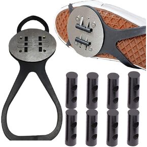 Motorcycles, Bicycle Flint Pads, Skateboard Accessories, Bicycle Friction Spark Tool Pads, Foot Brake Sparks, Foot Pressure Sliders, Riding Shoe Covers (1*Shoe Cover + 4*Flint Pad)