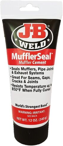 J-B Weld MufflerSeal أنبوب بلاستيكي أسمنتي كاتم صوت 12 أونصة، رقم الموديل: 37912 in Kuwait