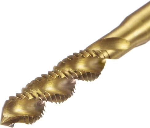 uxcell Metric Spiral Flute Taps, M5 x 0.8 H2 Thread 100mm Extra Long Screw Threading Tap, Titanium Coated Machine Tapping Tools for Machinist Repair in Saudi Arabia