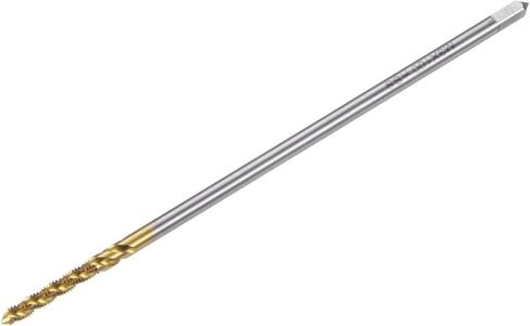 uxcell Metric Spiral Flute Taps, M5 x 0.8 H2 Thread 100mm Extra Long Screw Threading Tap, Titanium Coated Machine Tapping Tools for Machinist Repair in Saudi Arabia