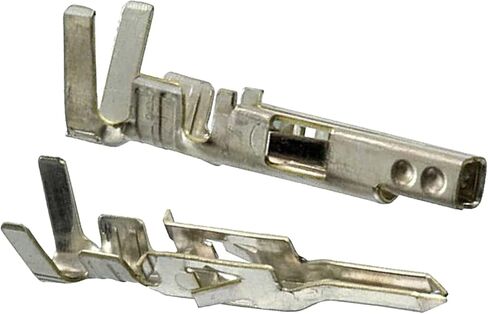 (30 زوجًا) دبوس موليكس ذكر وأنثى، Mini-Fit Jr. TM، موصل دبوس الاتصال، موضع واحد، مجعد، مستقيم، حامل كابل، 16.8 مم طول × 4.5 مم ارتفاع × 3.6 مم عمق in Kuwait