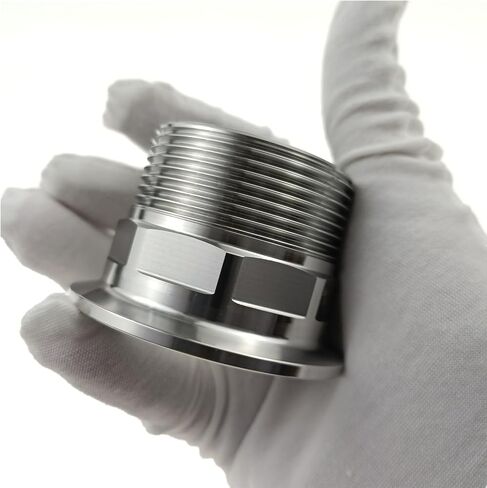 2 "ثلاثي المشبك إلى 1.5" NPT ذكر الخيوط محول تركيب الأنابيب الصحية 304 الفولاذ المقاوم للصدأ in Kuwait