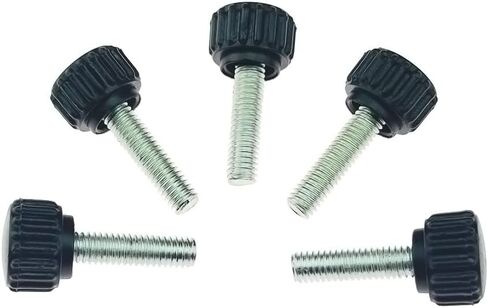 20-Piece M6 Thumbscrews Threaded Knurled Thumbscrew Grip Knobs Thumb Screw for Machinery Latche with Storage Case (M6 x10)¡­ in Saudi Arabia