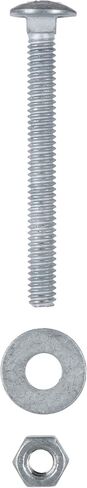1/4" x 2-1/2" (100 pack) Galvanized Carriage Bolt Kit, Hot Dip Galvanized for Exterior Use by Makers Bolt in Saudi Arabia