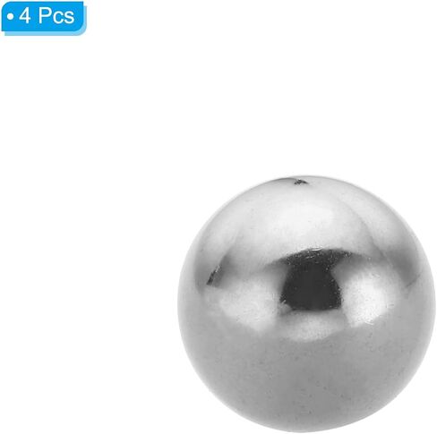 PATIKIL M4x16mm Ball Nuts Knob, 4 Pcs Female Thread 304 Stainless Steel Round Blind Hole Screw Cap Cover for Lighting Machinery DIY Decoration, Silver in Saudi Arabia