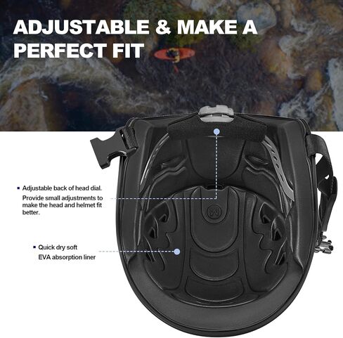 Tontron Sailonger Adult Full Cut Whitewater Kayaking Rafting Paddling Watersports Helmet in Saudi Arabia