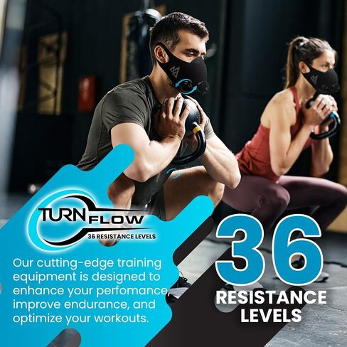 TRAININGMASK - 2.0 Turn Flow - Resistance Training Mask® - Fitness Mask, High Altitude Mask, Workout Mask in Saudi Arabia