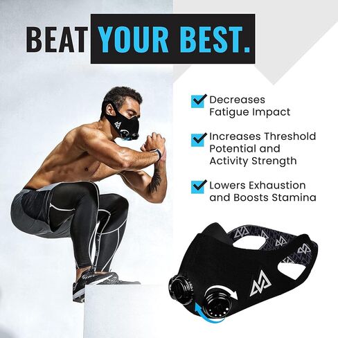TRAININGMASK - 2.0 Turn Flow - Resistance Training Mask® - Fitness Mask, High Altitude Mask, Workout Mask in Saudi Arabia