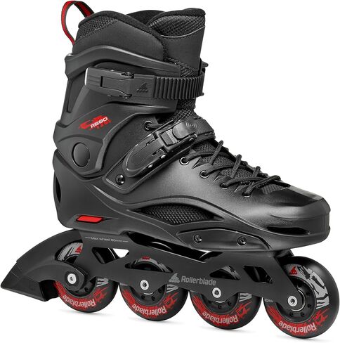 Rollerblade RB 80 Men's Urban Inline Skate, Black and Red in Kuwait