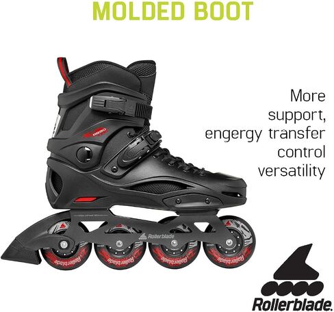 Rollerblade RB 80 Men's Urban Inline Skate, Black and Red in Kuwait