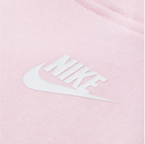 هودي صوف للفتيات من Nike NSW HBR Club (للأطفال الصغار/الأطفال الكبار) إسفنج وردي/أبيض MD (10-12 طفل كبير) in Kuwait