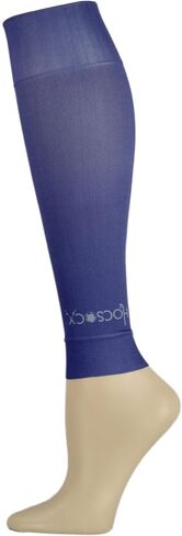 Leg Sleeves Sports UNDER Socks- One Size (Length 13") (Navy) in Saudi Arabia