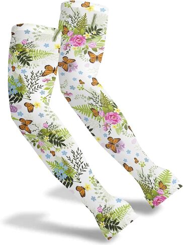 FISHEAL Sun Protection Gardening Sleeves - Women Men UV UPF 50+ Cooling Arm Sleeves with Thumbholes Farming Fishing Outdoors in Saudi Arabia