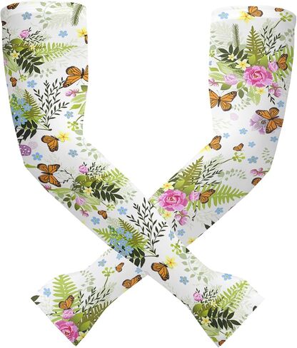 FISHEAL Sun Protection Gardening Sleeves - Women Men UV UPF 50+ Cooling Arm Sleeves with Thumbholes Farming Fishing Outdoors in Saudi Arabia