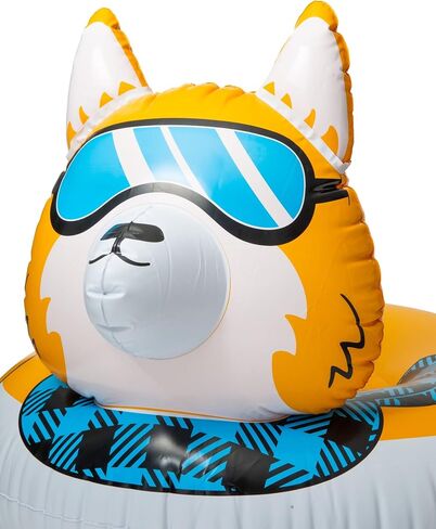 BigMouth Inc. Snow Tube, Inflatable Sleds for Kids and Adults, Heavy Duty PVC in Saudi Arabia