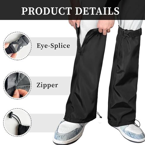 قطعتان من جراميق الساق للعناية بالعشب - فرشاة تشذيب جراميق الساق وقفازات واقيات الساق المقاومة للماء وحاميات الساق لتشذيب تشققات الساق آكلة الأعشاب وواقي الساق قابل للتعديل للرجال والنساء in Kuwait