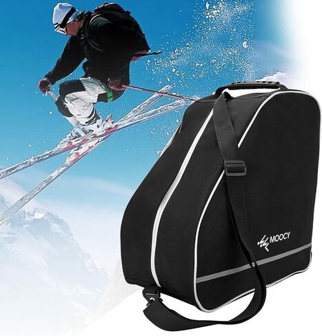 LIXADA Ski Boot Bag Multipurpose Waterproof with Anti Slip Bottom for Ski Boot Helmet Goggles Snow Gloves, Snowoard Boot Bag Portable Ski Boot Travel Bag Ski Equipment Bag 17.7x17.3x9.4'' in Saudi Arabia
