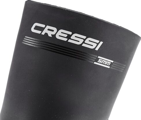 Cressi Neoprene Adult Water Socks for Snorkeling and Scuba Diving- Sarago Made in Ultra Stretch Quality Neoprene 5mm in Saudi Arabia