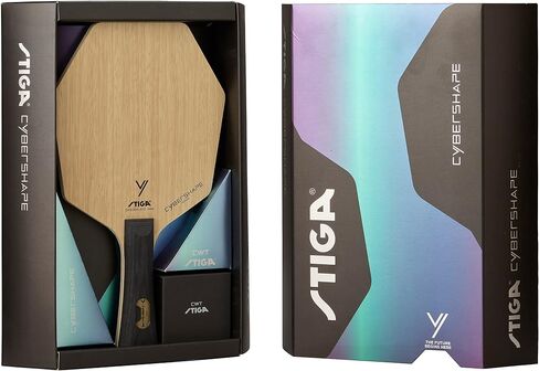STIGA Cybershape Wood CWT Table Tennis Blade with Custom Weight Technology I Superior Control & Enhanced Grip for Offensive Play in Saudi Arabia