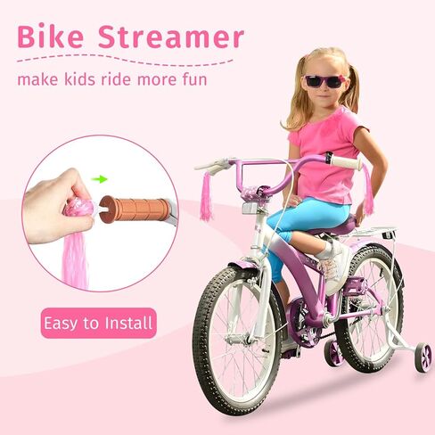 سلة دراجة الأطفال Zacro، سلال دراجات مطورة للأولاد والبنات، سلة دراجة للأطفال الصغار مع جرس دراجة، مجموعة إكسسوارات تزيين شارات الدراجة، سلة دراجة للأطفال مناسبة لسكوتر الدراجة للأطفال in Kuwait