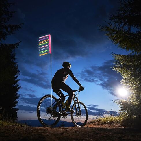 2 Pcs Pink 6 ft Bike Flag with Pole for Safety Pink Go Kart Flag Trike Flag Bicycle Safety Flag Dirt Bike Flag Mount Telescopic Flag Warning Flag for Mobility Scooter Kayak Flag Waterproof Reflective in Saudi Arabia