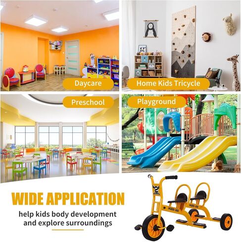 دراجة ثلاثية العجلات للأطفال من Tongmo للأعمار من عامين فما فوق، دراجة ثلاثية العجلات للأطفال في مرحلة ما قبل المدرسة مع مقعد للركاب، دراجة ثلاثية العجلات حمراء للأطفال في المنزل مع عجلات مطاطية، معدات لعب للأطفال في الأماكن المغلقة/الخارجية in Kuwait