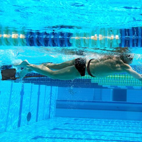 8 Set of Swim Parachute Swim Resistance Training Equipment Tempo Trainer Swimming Quality Swimming Drag Belt Stationary Swimming Harness for Pool, Black in Saudi Arabia