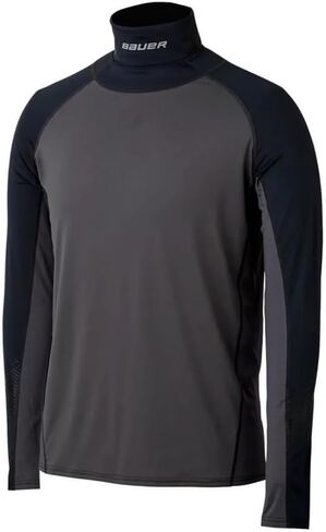 Bauer Hockey Neck Protect Long Sleeve Shirt Top, Adult in Saudi Arabia