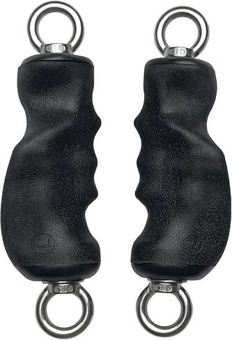 KORIKAHM Cable Machine Attachment with Upgraded Ergonomic Gym Handles, Lat Tricep Rope Pull Down Attachment,Exercise Handles for Home Gym Workout in Kuwait