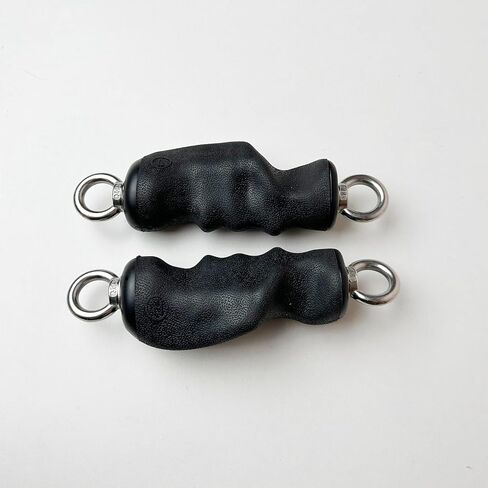 KORIKAHM Cable Machine Attachment with Upgraded Ergonomic Gym Handles, Lat Tricep Rope Pull Down Attachment,Exercise Handles for Home Gym Workout in Kuwait