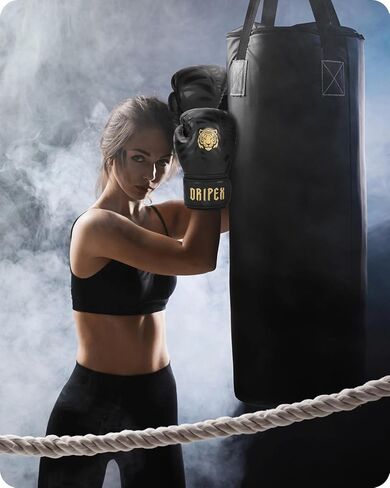 Dripex Boxing Gloves for Men Women Youth, Boxing Training Gloves | for Heavy Bag Workout, MMA, Muay Thai, Kickboxing, Sparring Punching（8 10 12 14 16oz） in Kuwait