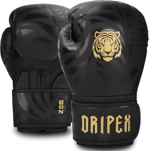 Dripex Boxing Gloves for Men Women Youth, Boxing Training Gloves | for Heavy Bag Workout, MMA, Muay Thai, Kickboxing, Sparring Punching（8 10 12 14 16oz） in Kuwait