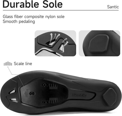 أحذية Santic للجنسين لركوب الدراجات، أحذية ركوب الدراجات الكلاسيكية الداخلية مناسبة لمظهر دلتا in Kuwait